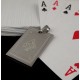 Ocelový přívěsek poker karta Pikové Eso