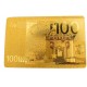 Zlaté hrací karty 100 EUR